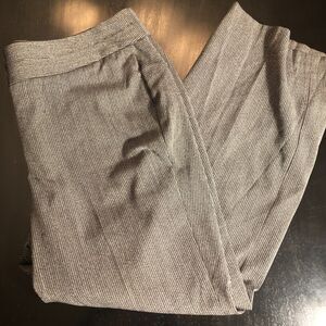 Rafaella Womens Size 18W Gray Pinstripe Dress Pants Tailored Look Professional‎